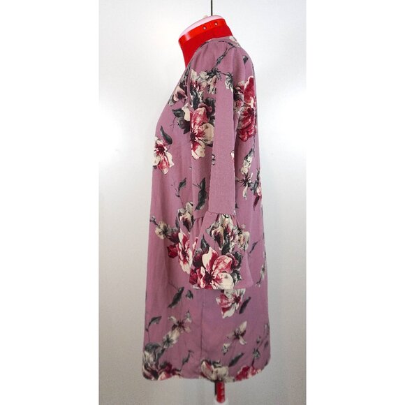 ModCloth (Jessy B) "Maximizing Mindfulness Kimono" in "Mauve Blooms" - Picture 4 of 7